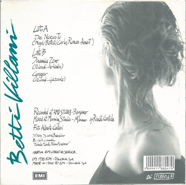 Betty Villani - De Nuevo Tu | EMI (06 1188047) - 2