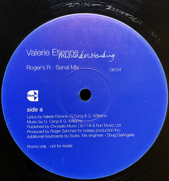 Valerie Etienne - Misunderstanding | Clean Up Records (CUP049P) - 2