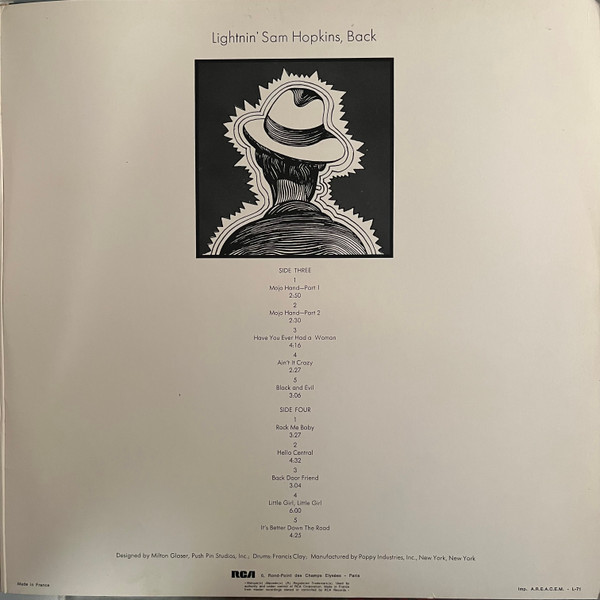 Lightnin' Hopkins - Lightnin' | RCA Victor (740 067/68) - 4