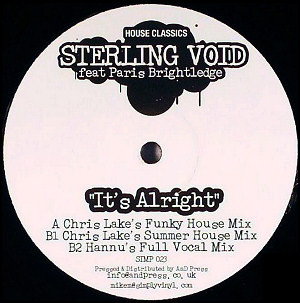 Sterling Void Feat Paris Brightledge - It's Alright | Simply Recordings (SIMP 023) - main