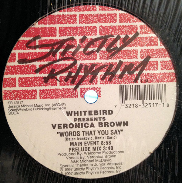 Whitebird Presents Veronica Brown - Words That You Say | Strictly Rhythm (SR 12517) - 2 Whitebird Presents Veronica Brown - Words That You Say | Strictly Rhythm (SR 12517) - 2
