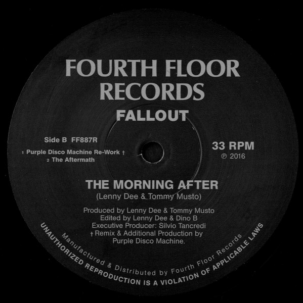 Fallout - The Morning After | Fourth Floor Records (FF887R) - 2