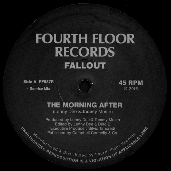 Fallout - The Morning After | Fourth Floor Records (FF887R) - main
