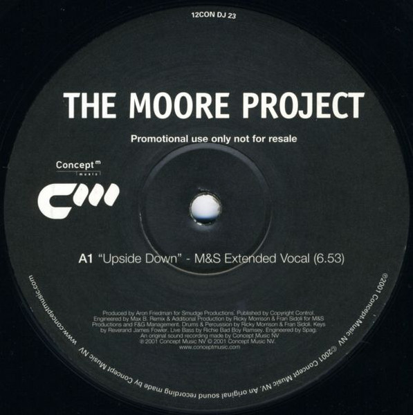 The Moore Project - Upside Down | Concept Music (12CON DJ 23)