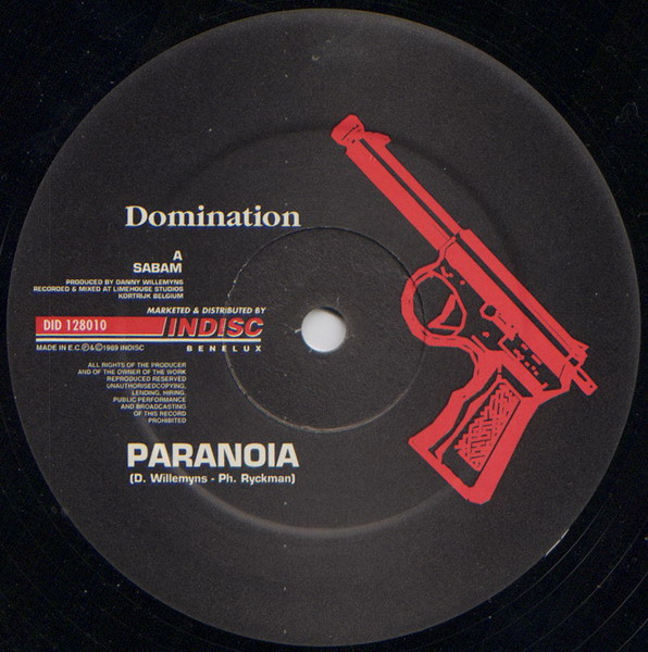 Domination - Paranoia | Indisc (DID 128010) - 3