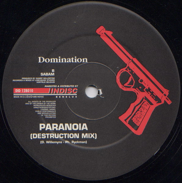 Domination - Paranoia | Indisc (DID 128010) - 4