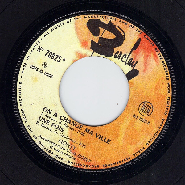 Monty - Bientot Les Vacances | Barclay (70 825 M) - 4