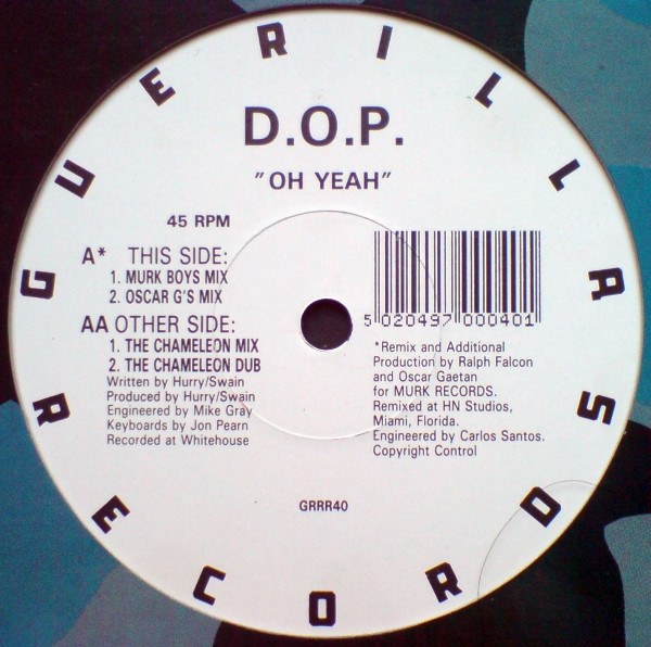 D.O.P. - Oh Yeah | Guerilla (GRRR40) - 2 D.O.P. - Oh Yeah | Guerilla (GRRR40) - 2