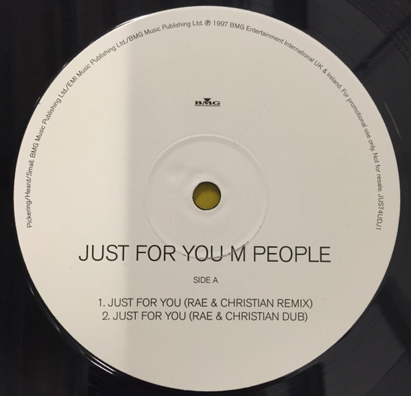 M People - Just For You | BMG UK & Ireland (JUST4U DJ 1) - 2 M People - Just For You | BMG UK & Ireland (JUST4U DJ 1) - 2
