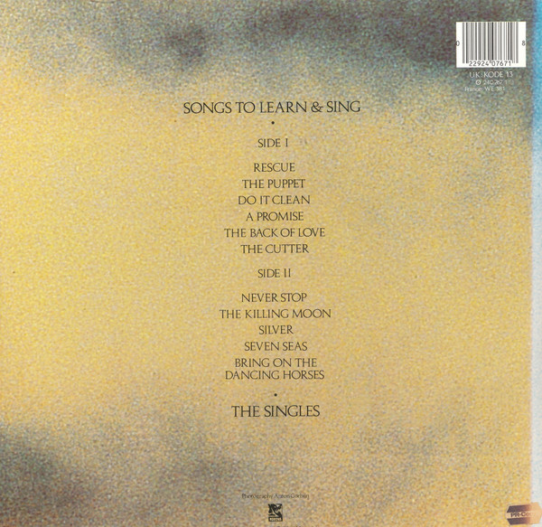 Echo & The Bunnymen - Songs To Learn & Sing | Korova (KODE 13) - 2 Echo & The Bunnymen - Songs To Learn & Sing | Korova (KODE 13) - 2