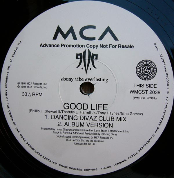 Ebony Vibe Everlasting - Good Life | MCA Records (WMCST 2038) - 2 Ebony Vibe Everlasting - Good Life | MCA Records (WMCST 2038) - 2