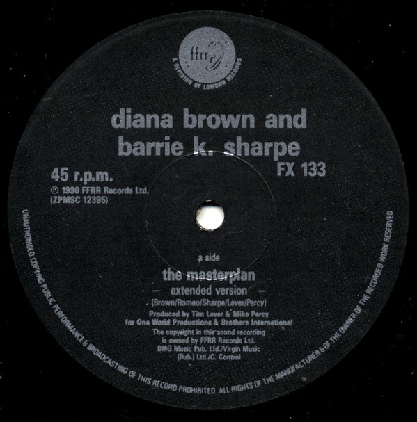 Diana Brown & Barrie K Sharpe - The Masterplan | FFRR (FX 133) - 3