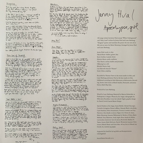 Jenny Hval - Apocalypse, Girl | Sacred Bones Records (SBR-134) - 4