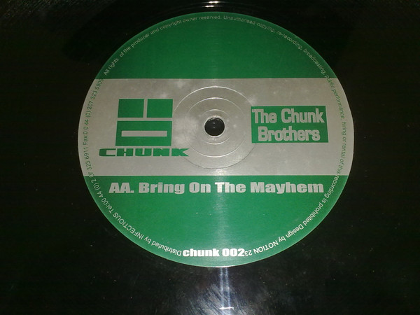 The Chunk Brothers - It's Time / Bring On The Mayhem | Chunk (chunk 002) - 3