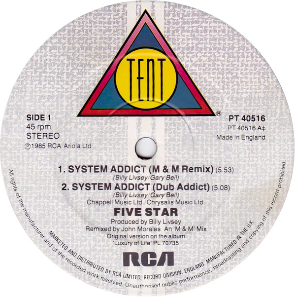 Five Star - System Addict | RCA (PT 40516) - 3