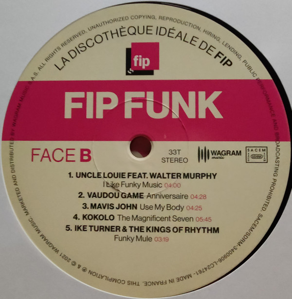 Various - FIP Funk | Wagram Music (3400906) - 4