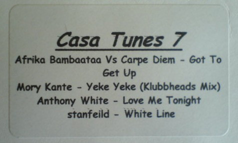 Various - Casa Tunes 7 | Not On Label (CASA007)