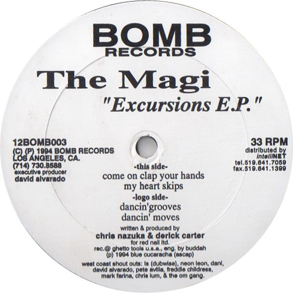 The Magi - Excursions E.P. | Bomb Records (12BOMB003) - main