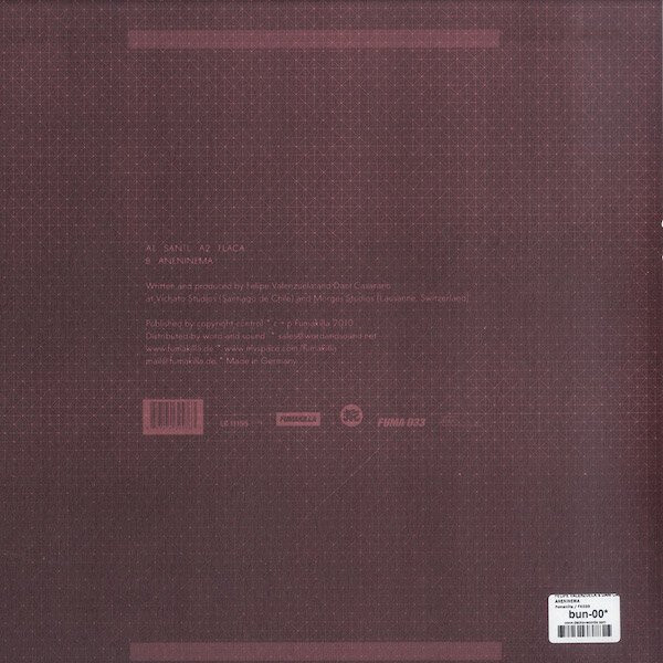 Dani Casarano & Felipe Valenzuela - Aneninema | Fumakilla (FUMA 033)