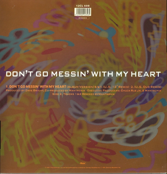 Mantronix - Don't Go Messin' With My Heart | Capitol Records (12CL 608) - 2