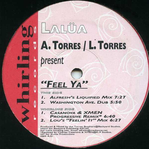 Lalüa - Feel Ya | Whirling Records (WH-0006-1) - main