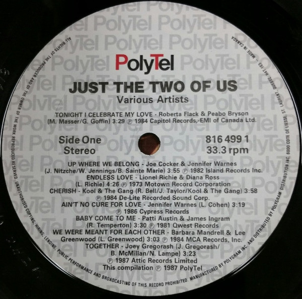 Various - Just The Two Of Us | PolyTel (816 499 1) Various - Just The Two Of Us | PolyTel (816 499 1)