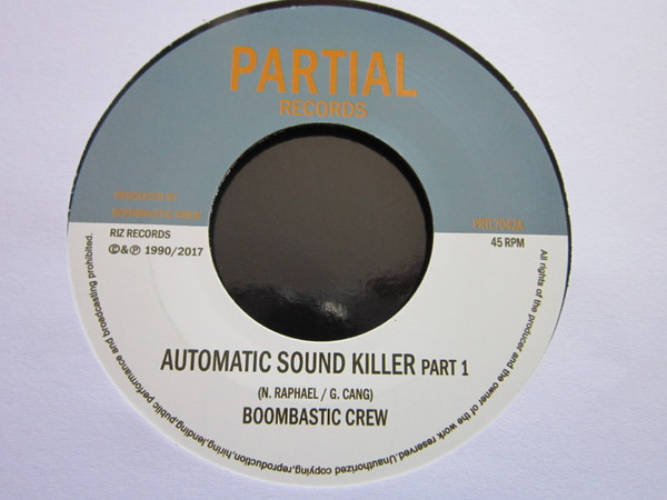 Boombastic Crew - Automatic Sound Killer | Partial Records (PRTL 7042) - main