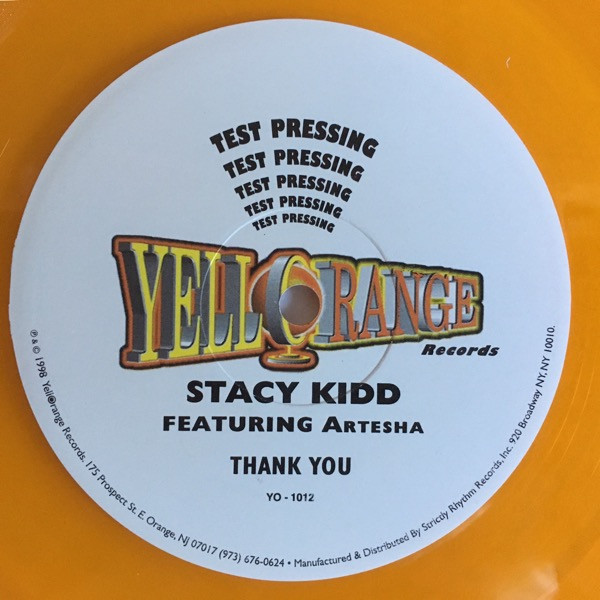Stacy Kidd Feat. Artesha - Thank You | Yellorange (YO-1012) Stacy Kidd Feat. Artesha - Thank You | Yellorange (YO-1012)