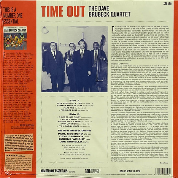 The Dave Brubeck Quartet - Time Out | Number One Essentials (291016) - 2
