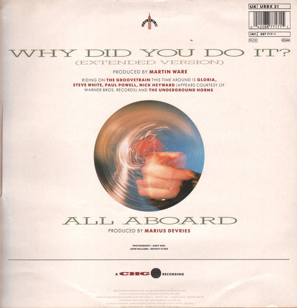 The GrooveTrain - Why Did You Do It? | Urban (URBX 21) - 2