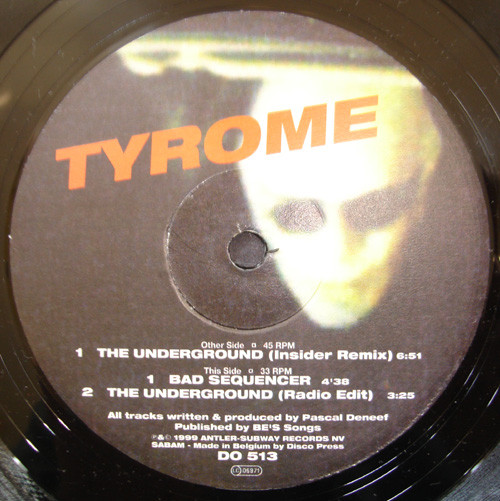 Tyrome - The Underground | Dance Opera (DO 513) - 3