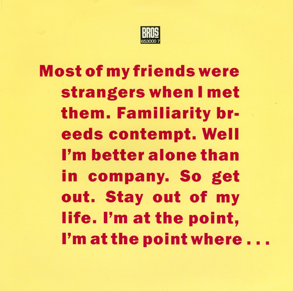 Bros - I Quit | CBS (CBS 653000 7)