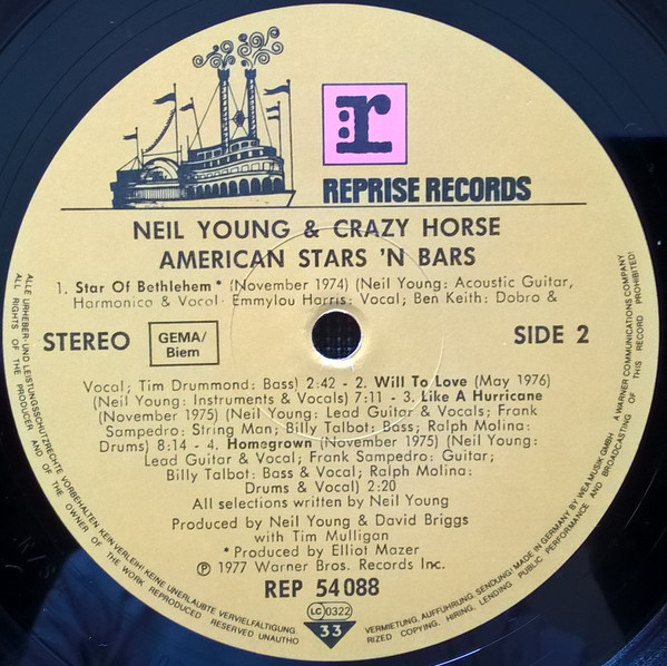 Neil Young - American Stars 'n Bars | Reprise Records (REP 54 088) - 4
