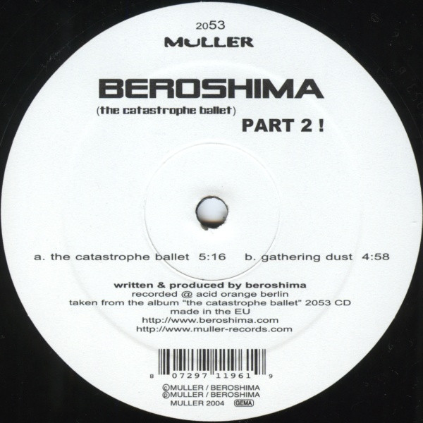 Beroshima - The Catastrophe Ballet Part 2 | Müller Records (MULLER 2053) - 2