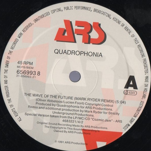 Quadrophonia - The Wave Of The Future (Remix) | ARS (656993 8) - 3
