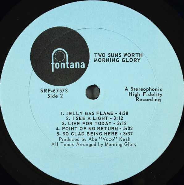 Morning Glory - Two Suns Worth | Fontana (SRF 67573) - 4