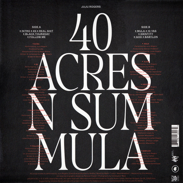 Juju Rogers - 40 Acres N Sum Mula | Jakarta Records (Jakarta146) - 3