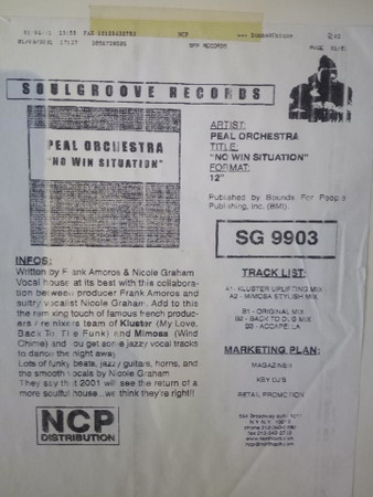 Peal Orchestra - No Win Situation | Soulgroove Records (SG 9903)