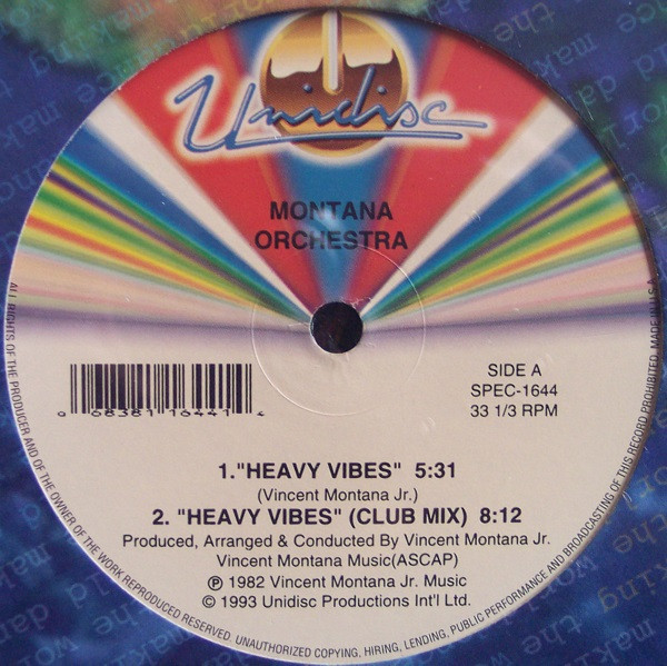 Montana Orchestra / Montana Sextet - Heavy Vibes / #1 Dee Jay | Unidisc (SPEC-1644) - main