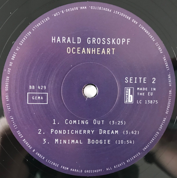 Harald Grosskopf - Oceanheart + Ocean Revisited | Bureau B (BB429) - 4