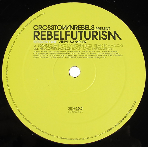 Joakim / Helicopter Jackson - Rebel Futurism Sampler Part 1 | Crosstown Rebels (CRM 006A) - 3