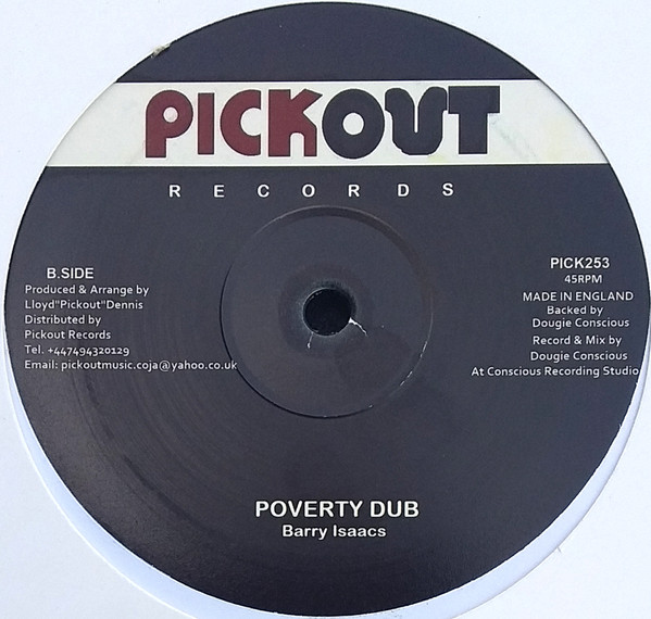 Barry Issac - Poverty | Pickout Records (PICK253) - 2