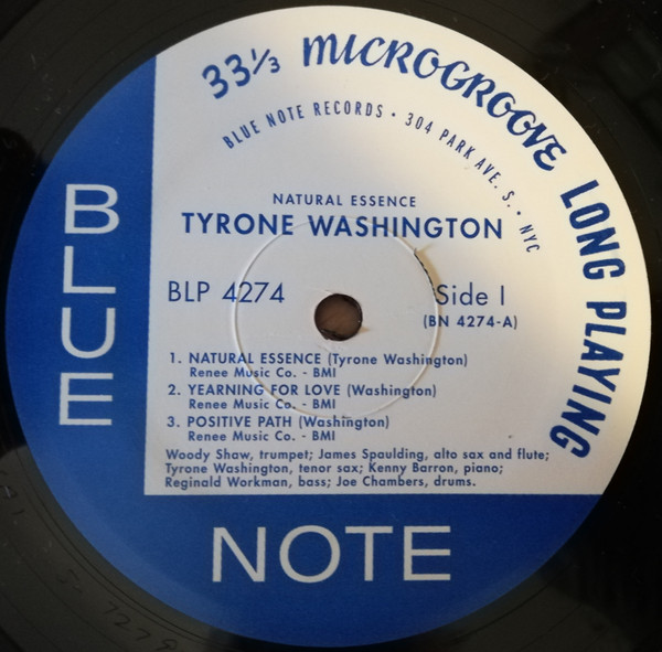 Tyrone Washington - Natural Essence | Blue Note (BLP 4274) - 2
