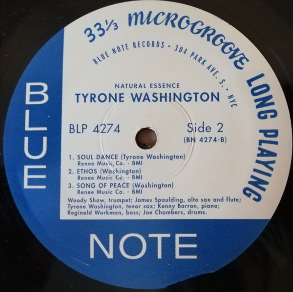 Tyrone Washington - Natural Essence | Blue Note (BLP 4274) - 3