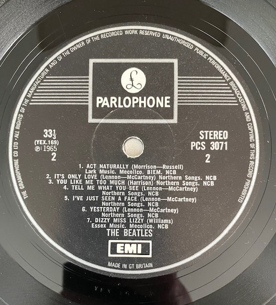 The Beatles - Help! | Parlophone (PCS 3071) - 4