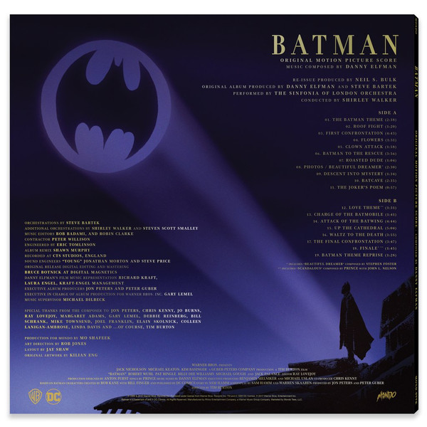 Danny Elfman - Batman (Original Motion Picture Score) | Mondo (MOND-099) - 3
