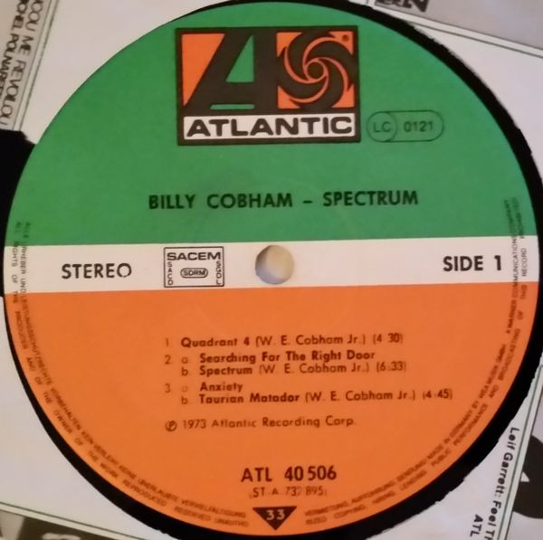 Billy Cobham - Spectrum | Atlantic (ATL 40 506) - 2