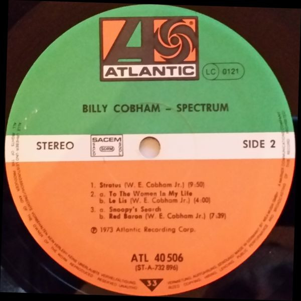 Billy Cobham - Spectrum | Atlantic (ATL 40 506) - 3