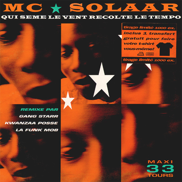 MC Solaar - Qui Sème Le Vent Récolte Le Tempo | Polydor (863 603-1)