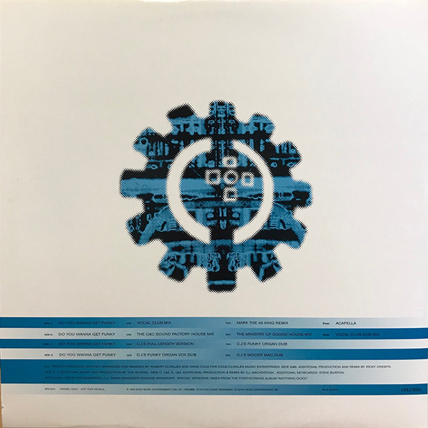 C + C Music Factory - Do You Wanna Get Funky | Columbia (XPR 2071) - 2